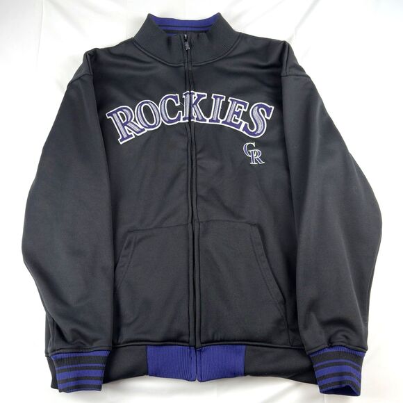 Colorado Rockies MLB Full Zip Jacket Size Large by Stitches - Picture 1 of 14